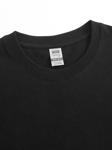 Camiseta de Manga Corta Casual Negra para Hombre, Diseño Retro de Dibujos Animados Spy <span class=keywords><strong>Duo</strong></span>, 180 Gramos, Algodón Orgánico Ecológico y Transpirable - Product Image 3