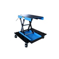 Table élévatrice à ciseaux pour moto, cric central à ciseaux pour moto, support de réparation, support de scooter pour atelier