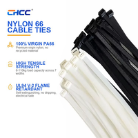 Attaches de câbles en nylon PA66 4,8*400mm, robustes, autobloquantes, pour usage électrique et industriel, vente en gros OEM