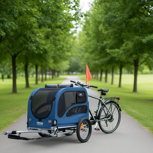 Remolque para Bicicleta Vizor para Perros, Capacidad de 100 Libras, Plegable, Transportador de Mascotas para Bicicleta, Uso Universal en Exteriores - Product Image 2