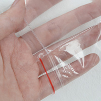 Sacs à fermeture éclair en plastique de haute qualité, sur mesure, en matériau isolant antibactérien transparent à haute épaisseur, provenant de fournisseurs de premier plan