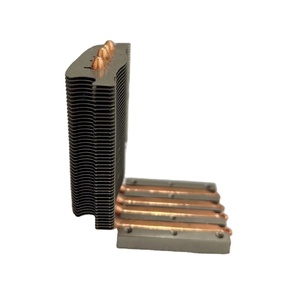 Radiateur silencieux en cuivre pour ordinateur, module de refroidissement à caloducs, dissipateur thermique en cuivre pour CPU et projecteur - Product Image 1