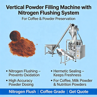 Máquina Vertical de Llenado de Polvo con Sistema de Inyección de Nitrógeno para el Procesamiento y Conservación del Café