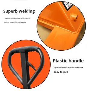 מלגזה ידנית במבצע חם <span class=keywords><strong>2</strong></span> טון 5 טון משאית משטחים ג'ק טרנספלטס סטקר משאית משטחים ידנית רוחב מזלג 685 מ\\\"מ שטח מחוספס - Product Image 5