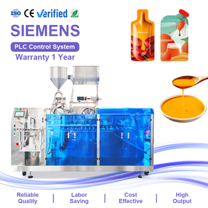 Máquina Automática para Llenar, Sellar y Empacar Bolsas Doypack de Puré de Fruta de Espino Amarillo Preelaborado - Product Image 1
