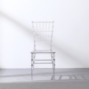 A buon mercato prezzo di fabbrica moderno all'ingrosso trasparente cerimonie di nozze in plastica acrilico chiaro coppia sedie per matrimoni - Product Image 6