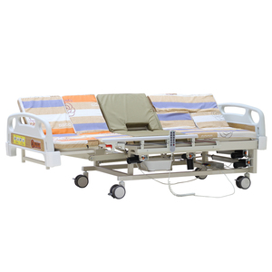 Lit médical pour personnes âgées à prix compétitif, lit électrique manuel pour hôpital, soins à domicile, lit <span class=keywords><strong>de</strong></span> soins infirmiers avec toilette - Product Image 1