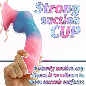 Dildo Géant Réaliste en Silicone pour Femme, Doux et Luminescent, avec Ventouse Puissante et Plug Anal - Product Image 6