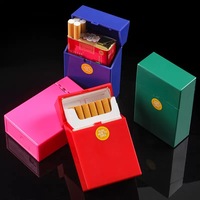 Nouveautés 2025 - Étui à cigarettes portable étanche en plastique rigide, pack complet pour hommes et femmes
