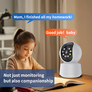 Telecamera di Sicurezza Interna WiFi IP con Sensore CMOS 1080p HD, Visione a 355 Gradi, Monitor per Bambini con Microfono e Visione Notturna - Product Image 4