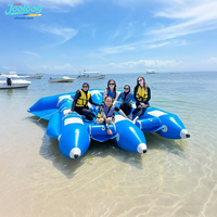 Bateau banane gonflable pour adultes, poisson volant gonflable, équipement d'attractions aquatiques