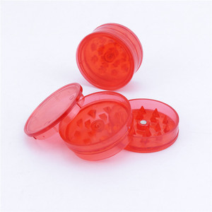 Custom Logo/Pattern 40mm/60mm 3 Part Design Portable Plastic <b>Herb</b> <b>Grinder</b> Mini Dry <b>Herb</b> Spice Tobacco <b>Grinder</b> Accessories - Product Image 5