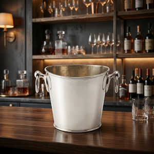 <b>Silver</b> Plated Brass <b>Ice</b> <b>Bucket</b> - Product Image 2