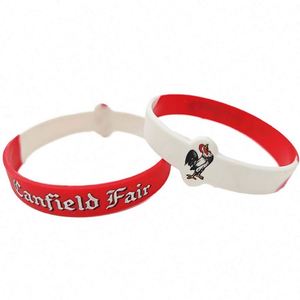 สายรัดข้อมือซิลิโคนพิมพ์โลโก้ตามสั่ง สายรัดข้อมือยางซิลิโคนบางแบบกำหนดเองได้ พร้อมโลโก้ที่ออกแบบเอง - Product Image 2