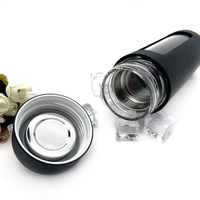Gobelet en verre personnalisé, transparent, à large ouverture, fond épais et lourd, en verre borosilicate, bouteille d'eau de sport, 380 ml/240 ml, utilisation en camping