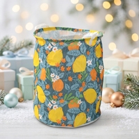 Panier à linge pliable en tissu de coton, bac à linge pour vêtements sales, panier à linge pour la crèche, bac de rangement durable et portable pour la salle de bain et la garde-robe