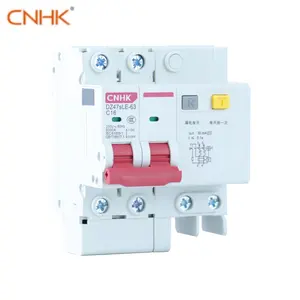 CNHK RCCB/ELCB/RCD RCBO DZ47LE-63 32A 4P Phase Smart Micro Disjoncteur de protection contre les fuites à la terre Protection contre les surintensités