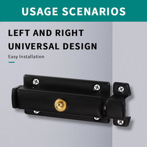 Mộc Mạc hiện đại thép không gỉ lật hàng rào cổng Latch Barn Door Lock phần cứng cho tủ đổ cửa trượt phòng khách phòng tắm - Product Image 4