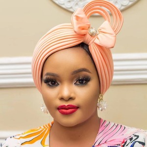 Hecho a mano nigeriano boda Gele africano Auto Gele Headtie musulmán <span class=keywords><strong>turbante</strong></span> gorra árabe India sombrero Mujer cabeza envuelve <span class=keywords><strong>Turbante</strong></span> Mujer - Product Image 6
