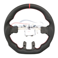 Pour Dodge Ram 1500 TRX 2018-2022 Volant en fibre de carbone et cuir mat