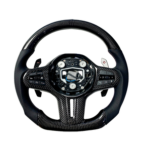 <span class=keywords><strong>Volant</strong></span> chauffant en fibre de carbone de qualité supérieure pour Série 4 G20/G28/G80/F30/F10, design sport en <span class=keywords><strong>cuir</strong></span> - Product Image 6