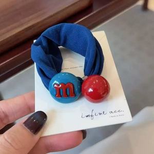 Élastique à cheveux Doudou coloré de haute qualité, élastique à cheveux pour queue de cheval, chignon, élastique à haute élasticité qui n'abîme pas les cheveux - Product Image 5