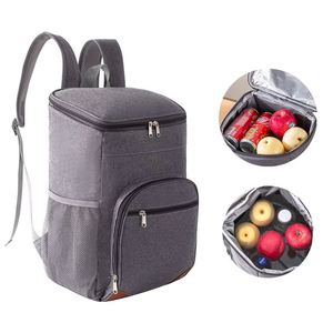 Custom Logo Printed Soft Insulated <b>Cooler</b> <b>Backpack</b> Leakproof Large Double Shoulder Outdoor Camping Picnic Lunch Bag - Product Image 2