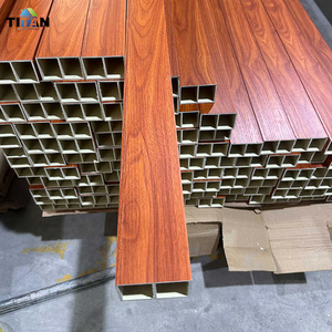 Baranda Ống gỗ WPC panneles hình ống trong nhà WPC Trần Bảng điều khiển ngoài trời - Product Image 2