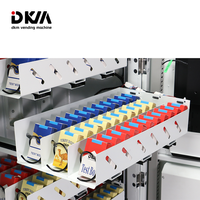 Distributeur automatique de cigarettes DKM Smart, sur pied, avec éclairage LED