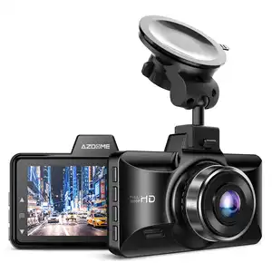 AZDOME M01 प्रो 3 इंच स्क्रीन दोहरी लेंस कार Dashcam 1080P दोहरी कैमरा कार Dvr कार ब्लैक बॉक्स पानी का छींटा कैम