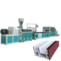Chaîne de production d'extrusion de profil de fenêtre et de porte de PVC UPVC