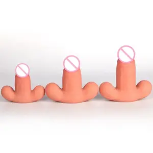 New Silicone Realistic Dildo Open Mouth Gag Optional Vibrators BDSM Bondage Slave Restraints Oral Penis Plug Sex Toys For Women