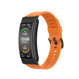 Bracelet de montre en caoutchouc de silicone pour <span class=keywords><strong>Timex</strong></span> T2N720 T2N721 TW2T76300, respirant, à dégagement rapide, étanche, interface convexe de 16mm - Product Image 1