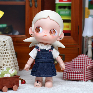 Zsiga-ropa para muñecas de 20Cm, monos de mezclilla para muñecas posables a escala 1/8, ropa de juguete para niñas - Product Image 2