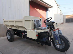 Мини-самосвал HuanSheng 4000 кг, высококачественный трехколесный грузовой трицикл для горных работ и тоннелей - Product Image 4