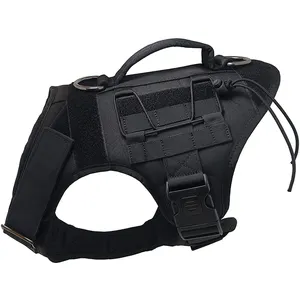 No Pull Tactical Dog Harness Vest Service Dog Harness Vest