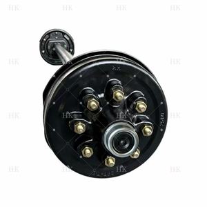 Essieu à ressorts à lames auto-ajustables de style Dexter avec <span class=keywords><strong>frein</strong></span> électrique, capacité 7000 lb, pour remorques lourdes - Product Image 5