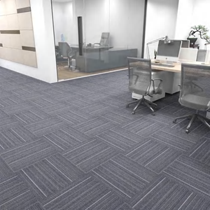 Dalles de moquette ignifuges en PP, écologiques, antidérapantes, pour usage commercial, domestique et de bureau, dernier design décoratif - Product Image 2