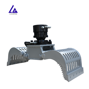 Pinces de tri universelles miniatures avec dents en acier trempé et protection du cylindre pour mini-excavatrices de 1 à 5 tonnes, conformes CE - Product Image 2