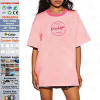 180Gsm vente en gros qualité bloc de couleur à manches courtes en coton col rond absorbant la sueur doux t-shirt surdimensionné