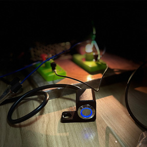 Interruptor de Espejo Retrovisor Mochi Moto con Anillo de Luz, Impermeable, de Aleación de Aluminio, Modificado para Motocicleta - Product Image 4