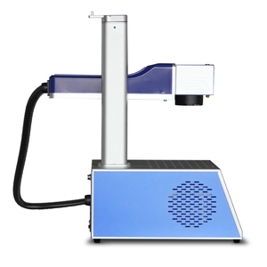 Mesin penanda Laser serat komputer Build-in, pengukir logam dengan pengukir logam plastik PVC baja tahan karat 20W 30W 50W - Product Image 5