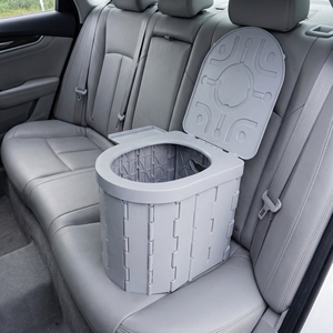 Inodoro Portátil Plegable Universal con Tapa, para Coche, Emergencias, Todo en Uno, para <span class=keywords><strong>Viajes</strong></span> en Auto y <span class=keywords><strong>Viajes</strong></span> por Carretera - Product Image 2