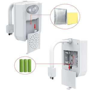 Toilet Night <b>Light</b> 16 Color Led <b>Sensor</b> Bowl Glow <b>Light</b> For Bathroom With Motion Detection And Battery Power - Product Image 6