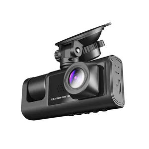 2.4 inch full HD 1080P 3 lens driving recorder , rotating camera , roof sucker bracket loop recording dash cam dvr with G-sensor