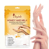 Vente en gros de masques exfoliants hydratants, blanchissants, soins des mains, soin de la peau, crème hydratante pour les mains au collagène, au miel et au lait