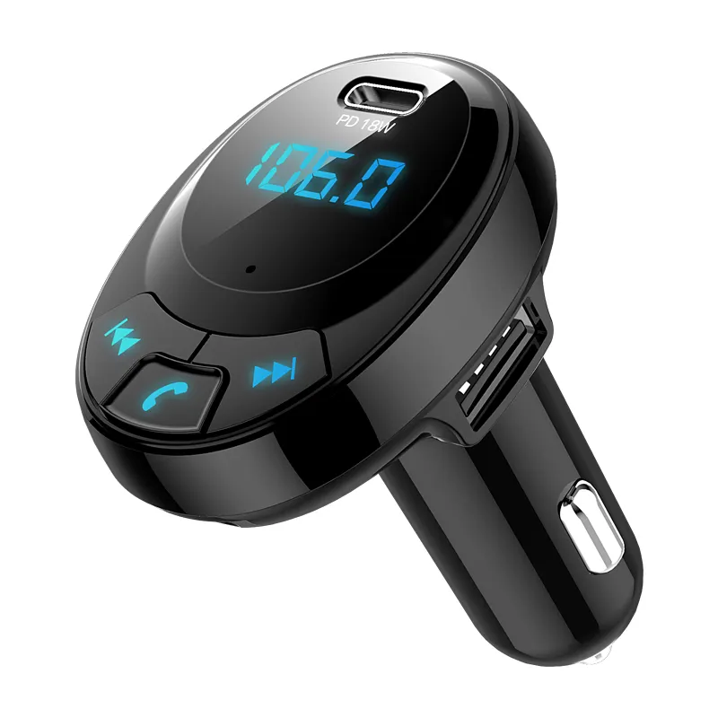 Car Stereo Fm Transmitter Car Mp3 Player with BT5.0 Charger Music wireless Receiver Radio Adapter Amazon hot selling