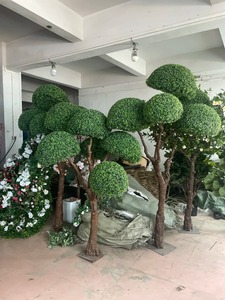 Albero Topiario Artificiale a Sfera di Ulivo per Esterni, Pianta Decorativa per Cortili, Immobili, Negozi e Progetti di Parchi - Product Image 3