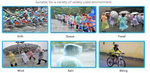 Bolsa <span class=keywords><strong>de</strong></span> PVC <span class=keywords><strong>de</strong></span> 100% impermeable y transpirable PE Material <span class=keywords><strong>Poncho</strong></span> <span class=keywords><strong>tipo</strong></span> desechable <span class=keywords><strong>lluvia</strong></span> impermeables - Product Image 5