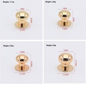 Moda DIY 10mm remache hebilla Metal monje cabeza pezón <span class=keywords><strong>clavo</strong></span> bolsa Hardware especial teléfono móvil Shell equipaje accesorios para muñecas - Product Image 4